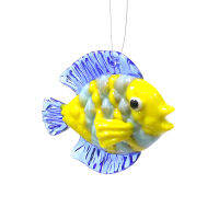 Tropical Fish Miniature Figurine With Holes Charms Glass Pendant Aquarium Decor Supplies น่ารักทะเลสัตว์รูปปั้นขนาดเล็ก Ornaments