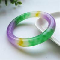 Hot Sale Natural 100 Real Jade Bangles Three Color Quartz Jade Bracelet Give A Girl Friend Bracelet Jewelry Jadeite Bangle