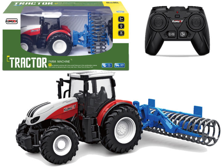 รถบังคับ-รถไถ่นาบังคับ-รถแทรกเตอร์ฟาร์ม-รถเกี่ยว-tractor-farm-machine-1-24-scale-rc-รถบรรทุกฟาร์มรุ่น-6636