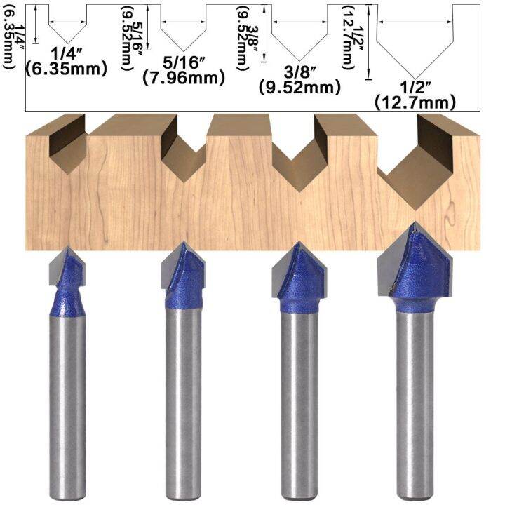 1pc-6mm-ก้านเครื่องตัดมิลลิ่ง90-degree-v-บิทกรู๊ฟ1-4-5-16-3-8-1-2-เครื่องแกะสลักตะใบเล็บเครื่องตัดมิลลิ่งที่ตัดงานไม้