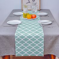 【LZ】﹍♈♠  Modern Trendy Moroccan Style Decorative Table Runners for Dining Table Party Decor Stain Resistant Wedding Decor Table Runners