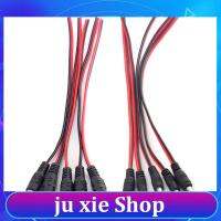 JuXie store 5pcs DC Female Male Plug Connectors Cable Jack Plug Adapter for LED Strip CCTV Camera 5.5x2.1mm