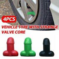 Tirecockz Valve Stem Caps - 4 Pack - Great For Pranks Bachelorette Parties Prank Penis Shaped Tire Cap