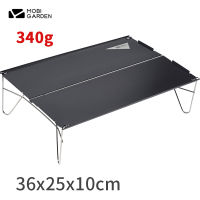 MOBI GARDEN 340g Ultralight Mini Folding Table Portable Aluminum Alloy Camping Table Outdoor BBQ Picnic Table Travel Cycling