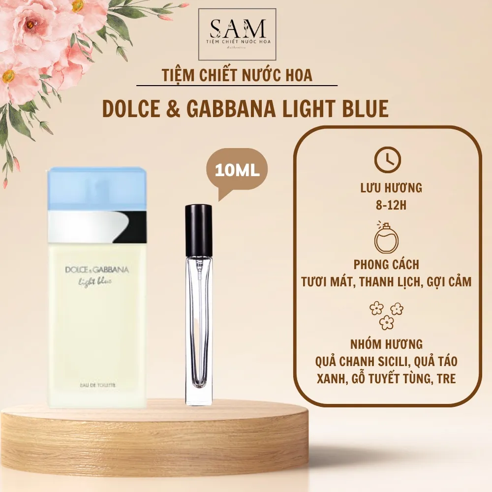 Nước Hoa Nữ  Light Blue - Hương Bưởi Thơm Mát Trẻ Trυng Hiện Đại Tươi  Mát  Perfume 