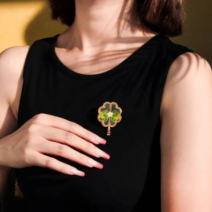 Her Lab Jewelry เข็มกลัดย้อนยุคสไตล์จีนคลาสสิกเสื้อยกทรงชุด Cheongsam