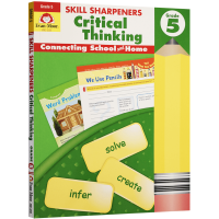 Original English book Evan Moore skill sharpers critical thinking grade 5 skill pencil sharpener critical thinking exercise book fifth grade evanmoor