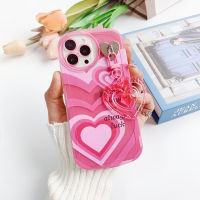 ARIZINO เคสOPPO Reno 8T 5G Reno 8Z 5G Reno 7Z 5G Reno6 Z 5G Reno8 5G Reno5 Reno7 5G Reno6 5G Reno4 Reno 2F 2Z เคสโทรศัพท์ซิลิโคนจี้หัวใจสีแดงนำโชคแฟชั่น