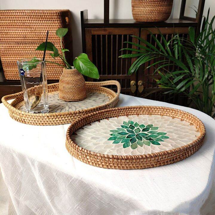 rattan-basket-handwoven-fruit-storage-breakfast-serving-tray-drinks-snack-coffee-platters-bread-plate-home-organizer