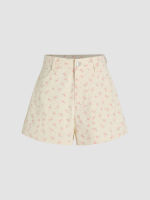 Cider Denim Floral Pocket Shorts