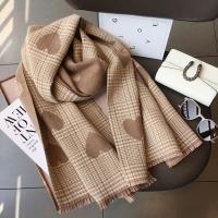 {Warm scarf}ฤดูหนาวหรูหรา Houndstooth รักผ้าพันคอผู้หญิงผู้ชายแคชเมียร์ผสมลายสก๊อตของขวัญวันหยุดที่อบอุ่น