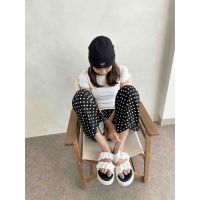 PUTIH HITAM Pixfootwear White Black Mora Platform Sandals - White Black Platform Womens Sandals