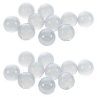 20 Pcs Marbles 16mm glass marbles Knicker glass balls decoration color nuggets toy transparent