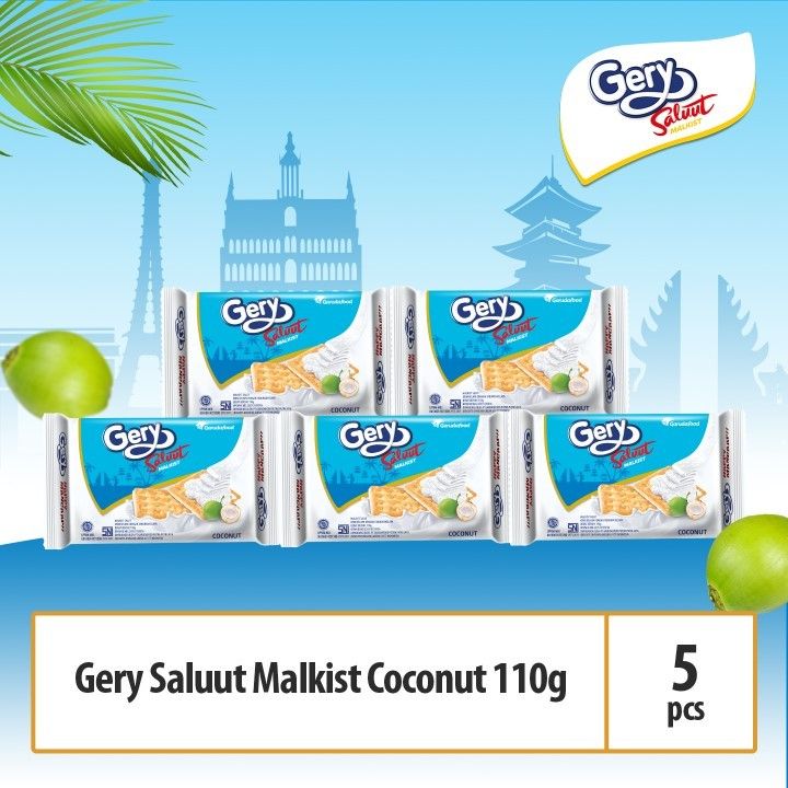 Gery Saluut Malkist Coconut X 5 Pcs Lazada Indonesia 3545