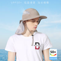 【cw】 Cross-Border Recommended Back Swing Shawl Bucket Hat UV Protection Sun Hat Lightweight Breathable Fishing Hat Neck Protection Cap Customized ！