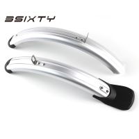 3SIXTY Bicycle Fender For Brompton Bike Front &amp; Rear Mudguard Fender Kit With Q Rack Black