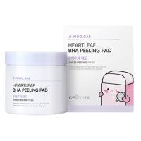 [สินค้าของแท้/พร้อมส่ง100%] CELIMAX Ji Woo Gae Heartleaf BHA Peeling Pad (60แผ่นกระปุก)