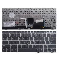 US silver New English Replace laptop keyboard FOR HP for EliteBook 2170p 2170 With pointing stick