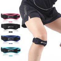 ♚❀❒ 1pc Adjustable Patella Knee Tendon Strap Kneepad Support Professional Protector Pad Black Keenpads Belted Sports Knee Brace