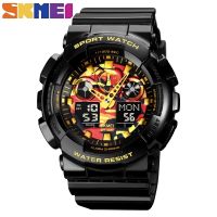 ♝¤ SKMEI New Men Sport Watches Big Dial Quartz Digital Watch For Men Luxury Brand LED Military Waterproof Men Wristwatches