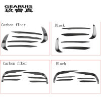 Car styling for Mercedes Benz C Class W205 C43 C63 For AMG Front Fog Light Lamp carbon fiber Trim Cover Sticker Auto Accessories