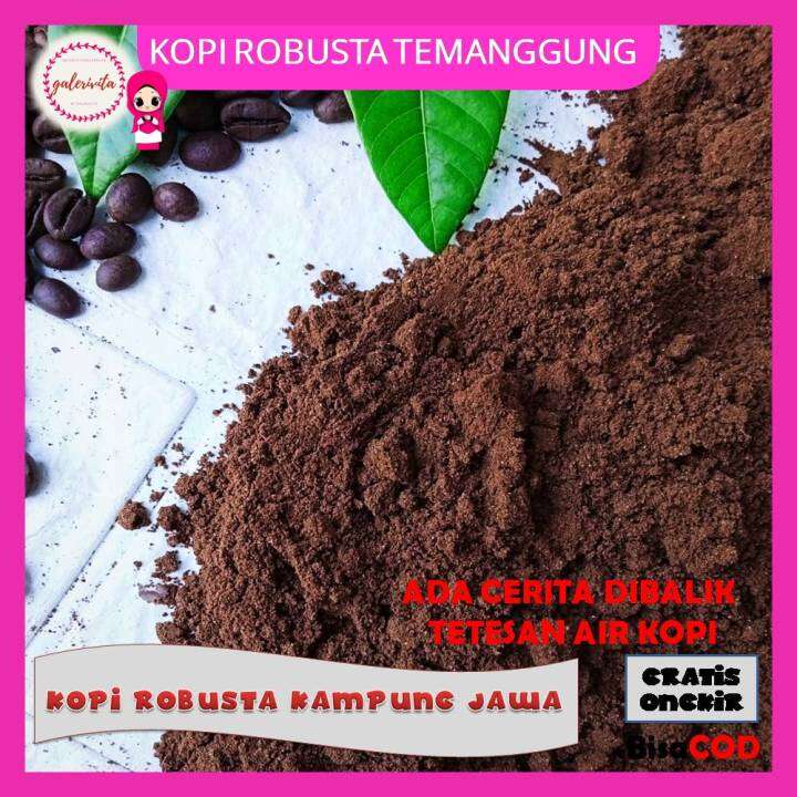 Kopi Bubuk Kampung Temanggung / Kopi Bubuk Hitam Robusta / Kopi