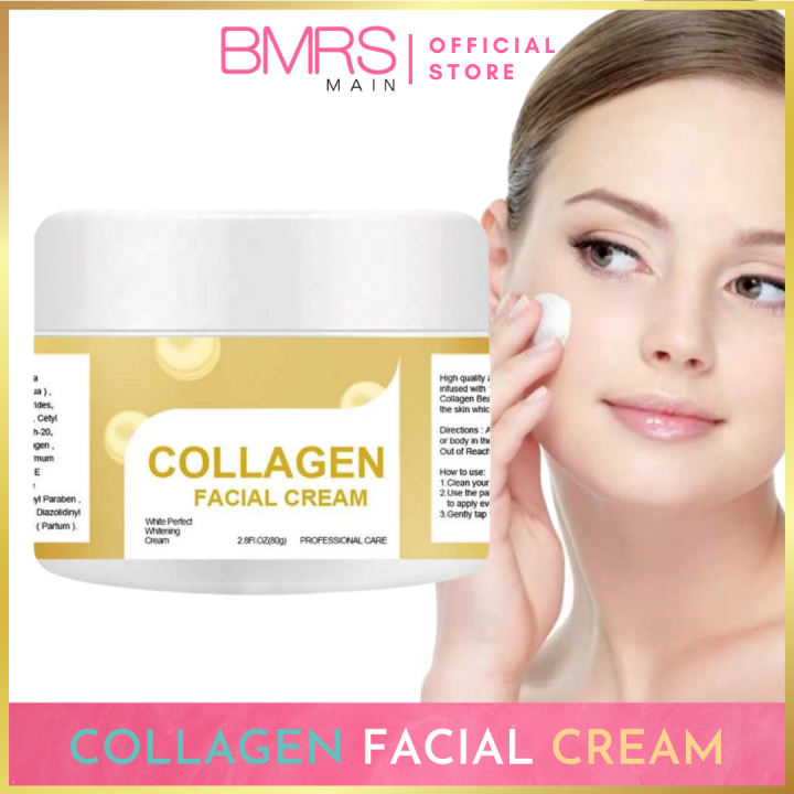 Authentic COLLAGEN FACIAL CREAM WHITENING 30g - Moisturizing Anti ...