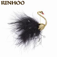 【CW】 Brooches Peacock Pin Rhinestone Corsage Noble Jewelry Feather