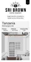 Tanzania Kilimanjaro AA บรรจุ 100 กรัม