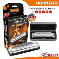 HOHNER® 10-Hole Harmonica Special 20 560/20 FREE! Hard Case and Online Lesson ***Made in Germany***