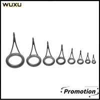 WUXU 5Pcs/set ทนทาน โอริง สแตนเลส คู่มือคันเบ็ด อุปกรณ์เสริมกล่องต่อสู้ แหวนเซรามิกตา ชุดซ่อมทิป