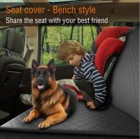 Pet Dog Car Seat แผ่นรองกันเปื้อนในรถยนต์ แบบคลุมเต็มเบาะหลัง กันเปื้อนได้รอบทิศทั้ง 4 ด้าน สำหรับสุนัข ที่รองเบาะรถยนต์ ผ้าคลุมหลังเบาะสำหรับสัตว์เลี้ยง ผ้าคลุมเบาะ ผ้าคลุมเบาะกันเปื้อน สำหรับสุนัข สีดำ