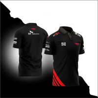 Polo shirt T1 SKT T1 black edition game dota 2×Free custom name e