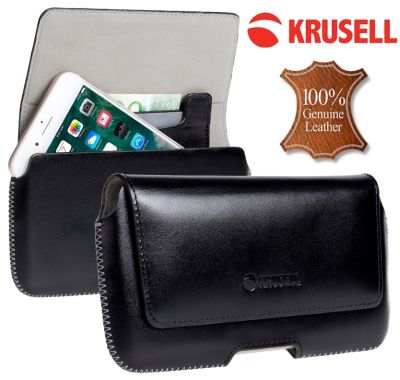 ซองหนังแท้ Krusell Hector Horizontal Belt Loop Case แบบเหน็บเอว822