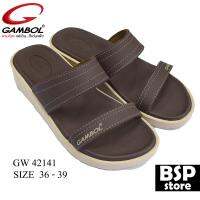 gambol รุ่น GW 42141 สีน้ำตาล ผลิตจาก GBOLD Technology™ คุณภาพมาตรฐานของแกมโบล นุ่ม เบา สบายเท้า ของแท้ 100%