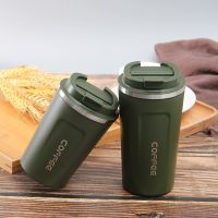 380510ml Stainless Steel Thermos Cups Coffee Thermal Mug Leak-Proof Travel Car Vacuum Flask Insulated Cup Milk Tea Water BottleTH