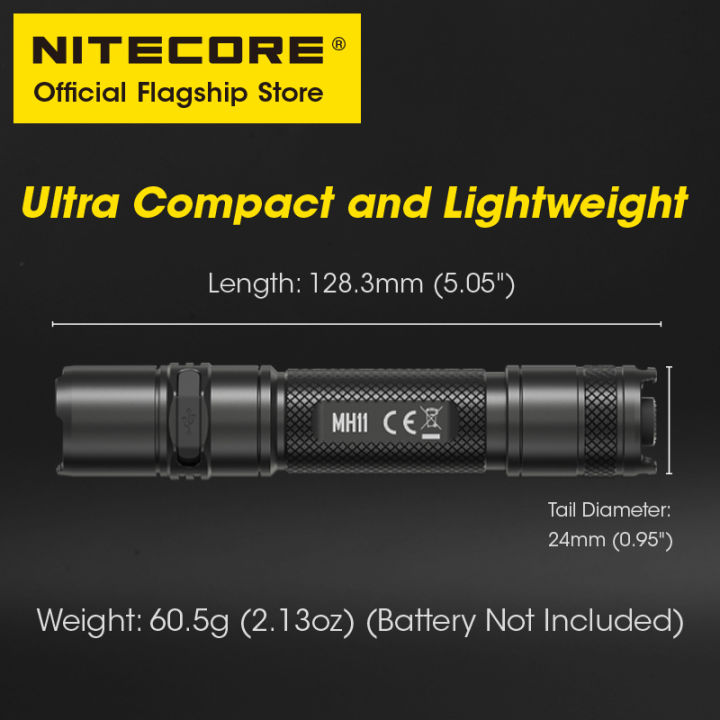 nitecore-mh11-usb-ชาร์จไฟฉายที่แข็งแกร่งขี่กลางแจ้งคืนตกปลา-super-bright-แบบพกพาไฟฉาย-led-18650แบตเตอรี่