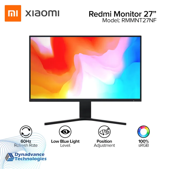 XIAOMI Mi Desktop Monitor 27inch Low Blue Light 60Hz IPS Computer ...