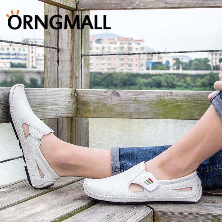 orngmall-รองเท้าโลฟเฟอร์บนแฟลตลื่นสำหรับผู้ชาย-รองเท้าลำลองรองเท้าโลฟเฟอร์ลำลองรองเท้าทางการรองเท้าสำหรับใส่ในฤดูร้อนรองเท้าขนาดใหญ่รองเท้าหนังส้นเตี้ยสำหรับนักธุรกิจขนาด37-47