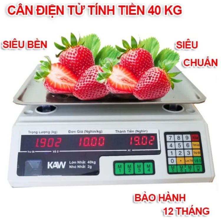 Cân điện tử Nhơn Hòa có thể đo trọng lượng từ 5kg đến 30kg, sẽ giúp bạn đáp ứng được mọi nhu cầu của mình và tiết kiệm thời gian với chính xác độc đáo của sản phẩm này.