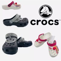 zhouyiping CROCS Fun Lab Unicorn Band Clog ✨สินค้าขายดี✨ พร้อมส่ง!! ถูกกว่า รองเท้าcrocsเด็ก เด็กชายเด็กหญิง