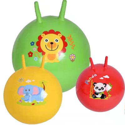 ☞ fun parent-child bouncing ball thickened explosion-proof childrens balance handle sensory training