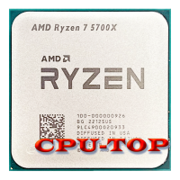 ใหม่ AMD Ryzen 7 5700X R7 5700X 3.4 Ghz แปด-Core 16-เธรด7NM L3 = 32M ซ็อกเก็ต100-000000926 AM4ไม่มีพัดลม