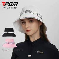 PGM Summer Ladies Sunscreen Golf Fisherman Hats Outdoor Breathable Cap Female Anti-UV Anti-sweat Bucket Caps with Bow Tie UV-proof Sports Hat