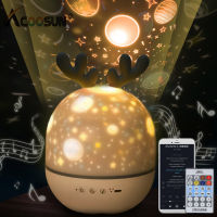 Starry Sky Projector Children Night Light Star Galaxy Projector music Galaxy Lamp Kids Room Usb Children Night Light Projector