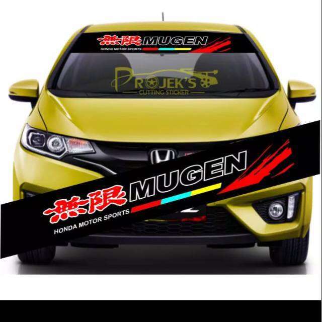 Sticker Mugen Power Stiker Kaca Mobil Mugen Stiker Mugen All Mobil Bisa Stiker Kaca Mugen Power