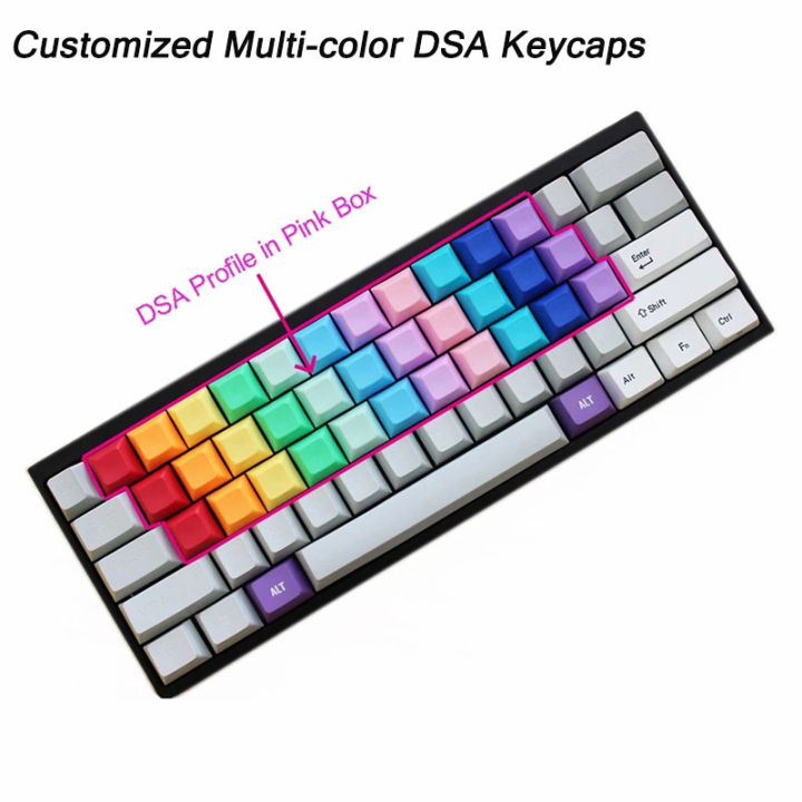 dsa-profile-pbt-keycap-blank-1u-mechanical-keyboard-custom-gamer-keycap-mx-switch-for-cherry-gateron-kailh-dsa-customized-gaming