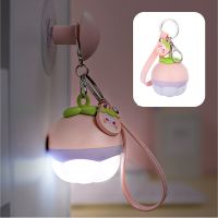 Key &amp; Decorative Hooks New Cute Creative Mini Portable Night Lamp Bedroom Sleep Lamp Girl Key Chain Red Girl Hearted Gift Hooks Picture Hangers Hooks