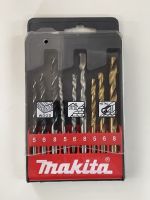 ดอกสว่าน MAKITA  เจาะไม้ ปูน เหล็ก 9 ตัว/ชุด เบอร์ 5,6,8