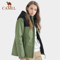 Camel Women Sฤดูใบไม้ร่วงและเสื้อแจ็คเก็ตขนเป็ดฤดูหนาวกันน้ำและแจ็คเก็ตกันลม